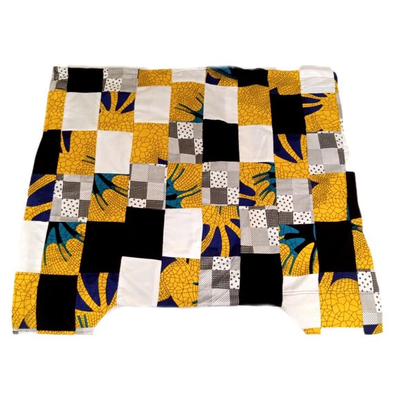 NEW Custom Made Patchwork 1 Of 1 Injahaz Set With Harem Pants "Coral Theme" - Picture 2 of 3